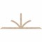 Ekena Millwork Richland Smooth Timber Gable Bracket, Douglas Fir, 96"W x 36"H x 1 1/2"D x 3 1/2"F, 9/12 Pitch GBW096X36X0204RIC00SDF - alternate 1